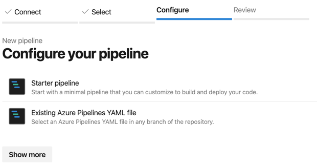 Build and Sign - Create Pipeline Wizard - Configure