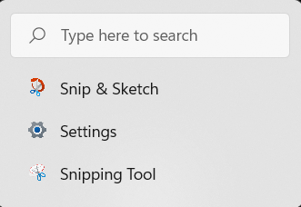 Windows 11 - Windows Search Hover