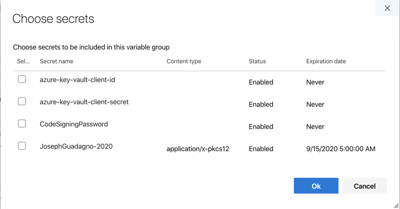 Build and Sign - Adding a linked variable