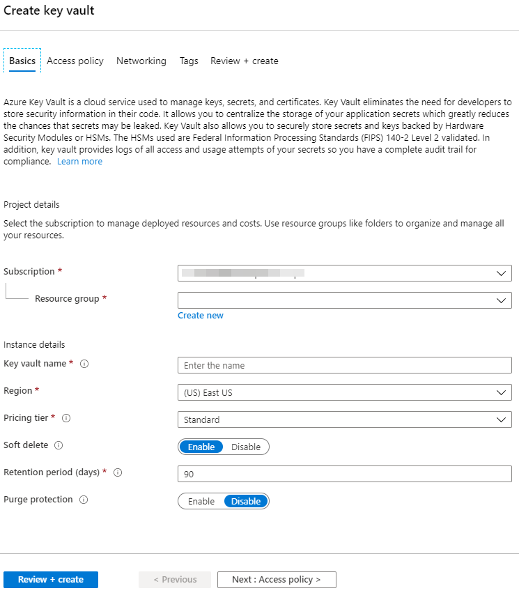 Setup Code Signing Certificates - Key Vault Creation