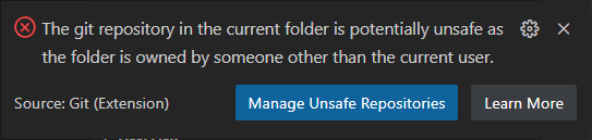 Dev Containers - Unsafe Repository 