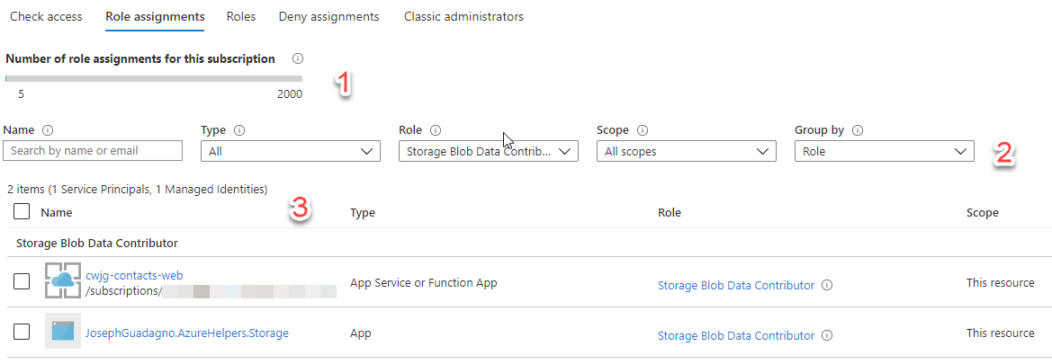 MSAL - Roles Assigned